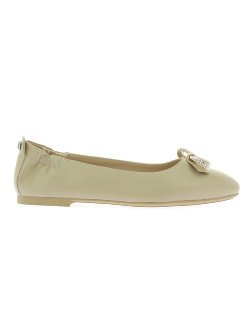 ballerina donna in pelle beige NERO GIARDINI | E306201D453